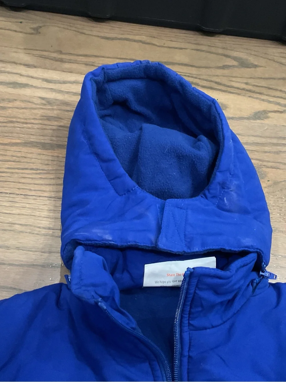 Operation Warm Boys Blue Jacket Size 10/12 Like New